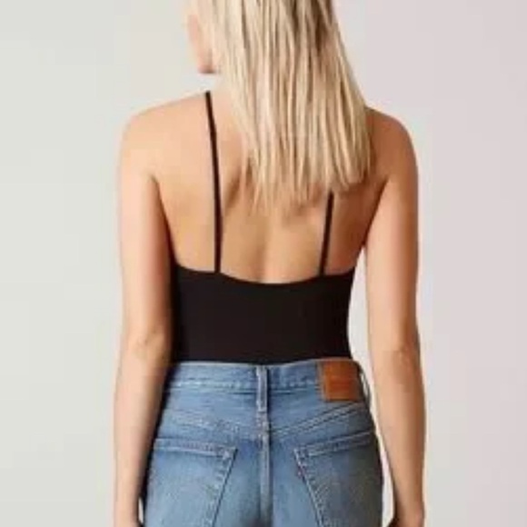 Free People Intimately Seamless Solstice Black Bodysuit M/L - Picture 6 of 11